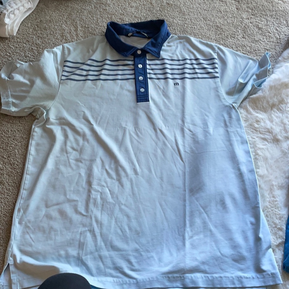 Travis Mathews golf shirt